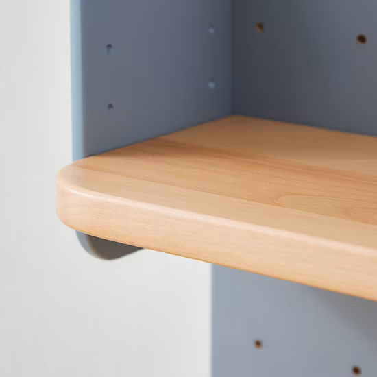 Boori Nordic Wood verstellbare Studenten-Schreibtische für Kinder, Schreibtische mit Bücherregal