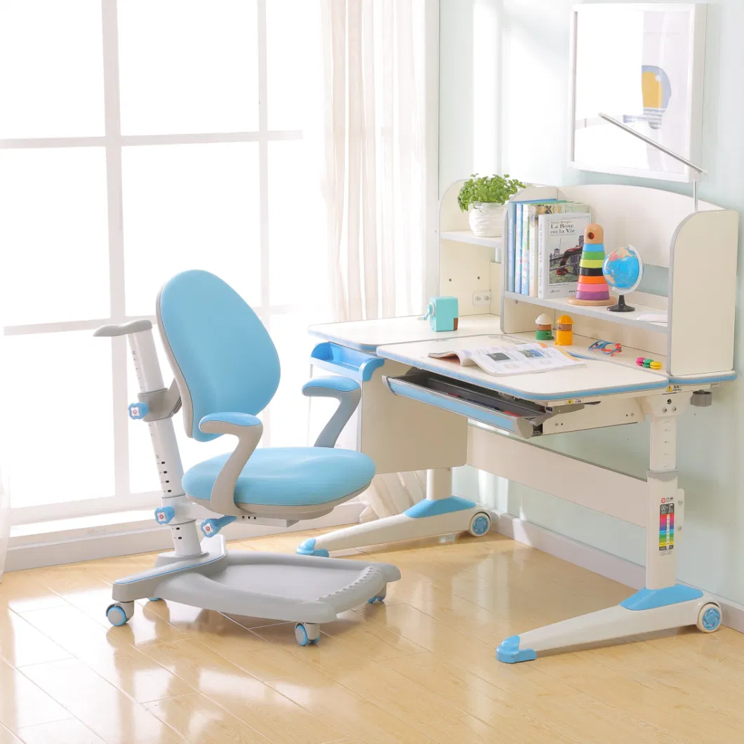 Kids Desk and Chair Study Set Painting Table Chair for Children Bedroom