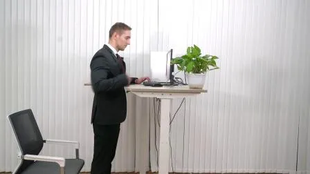 Ergonomische Büromöbel, elektrisch, automatisch, mit zwei Motoren, verstellbarer Stehpult