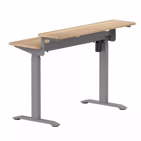 Manueller Stehpult, höhenverstellbarer Sitz-Steh-Schreibtisch für Büro, Zuhause, Hotel